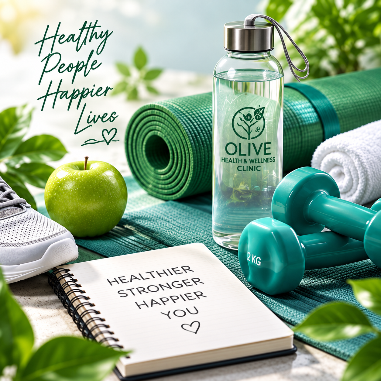 Healthy lifestyle and personalized wellness care at Olive Health and Wellness Clinic